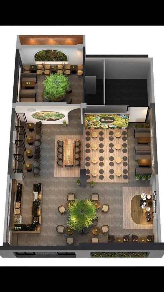 Thiết kế quán cafe phong cách vintage