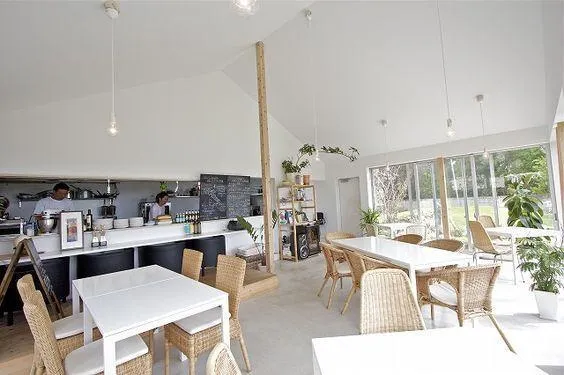 Thiết kế thi công quán trà sữa 24 Thiết kế quán cafe phong cách vintage