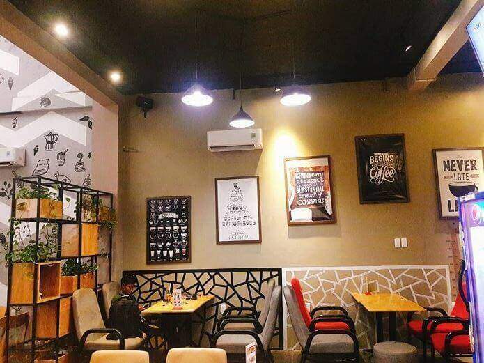 Bố trí nội thất thiết kế quán cà phê đẹp tại quận 9
