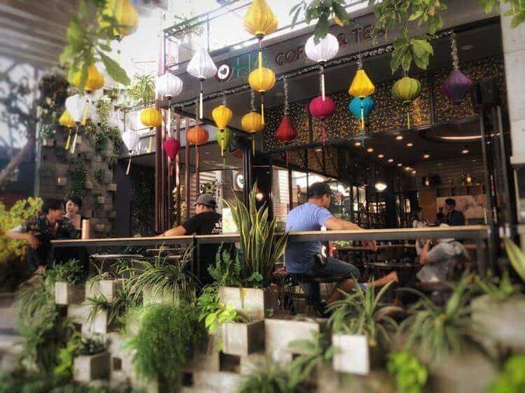 Thiết kế quán cafe đẹp quận 2 theo phong cách sân vườn