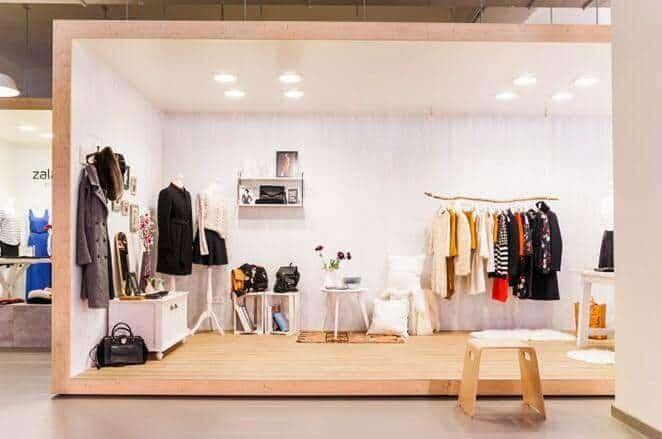 Thiết kế nội thất shop thời trang tinh tế