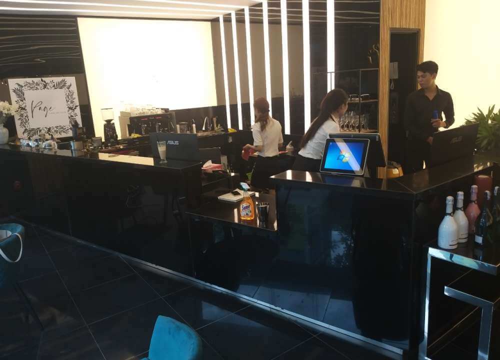 thiết kế quầy bar pha chế