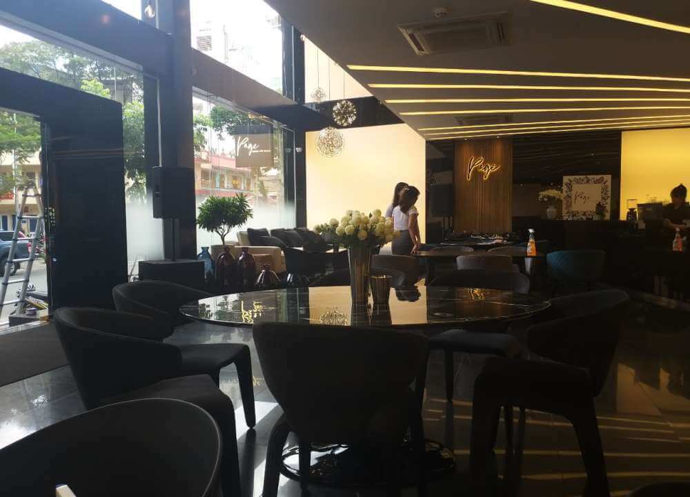 thiết kế nội thất spa PAGE LAB 132 Yersin Quận 1