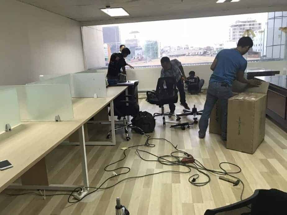 Công ty thiết kế thi công nội thất văn phòng đẹp