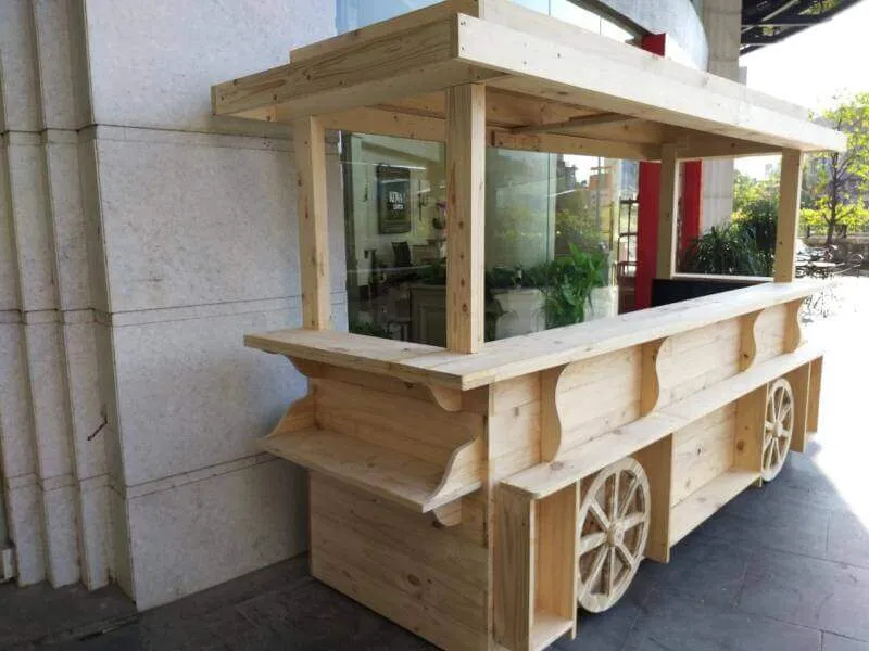 Quầy thu ngân gỗ đẹp giá thành thấp