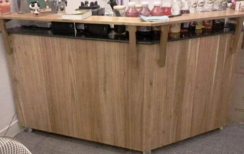 Quầy thu ngân gỗ đẹp giá thành thấp