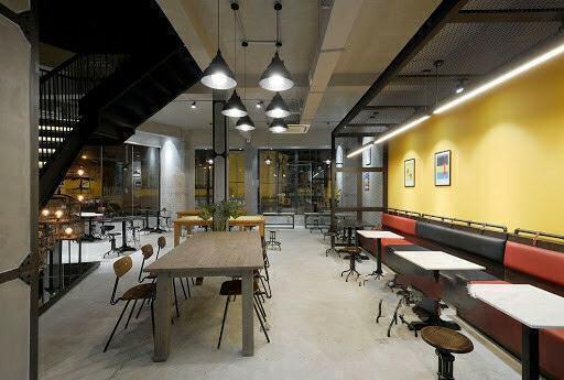 Mẫu không gian nội thất thiết kế quán tại quận 5