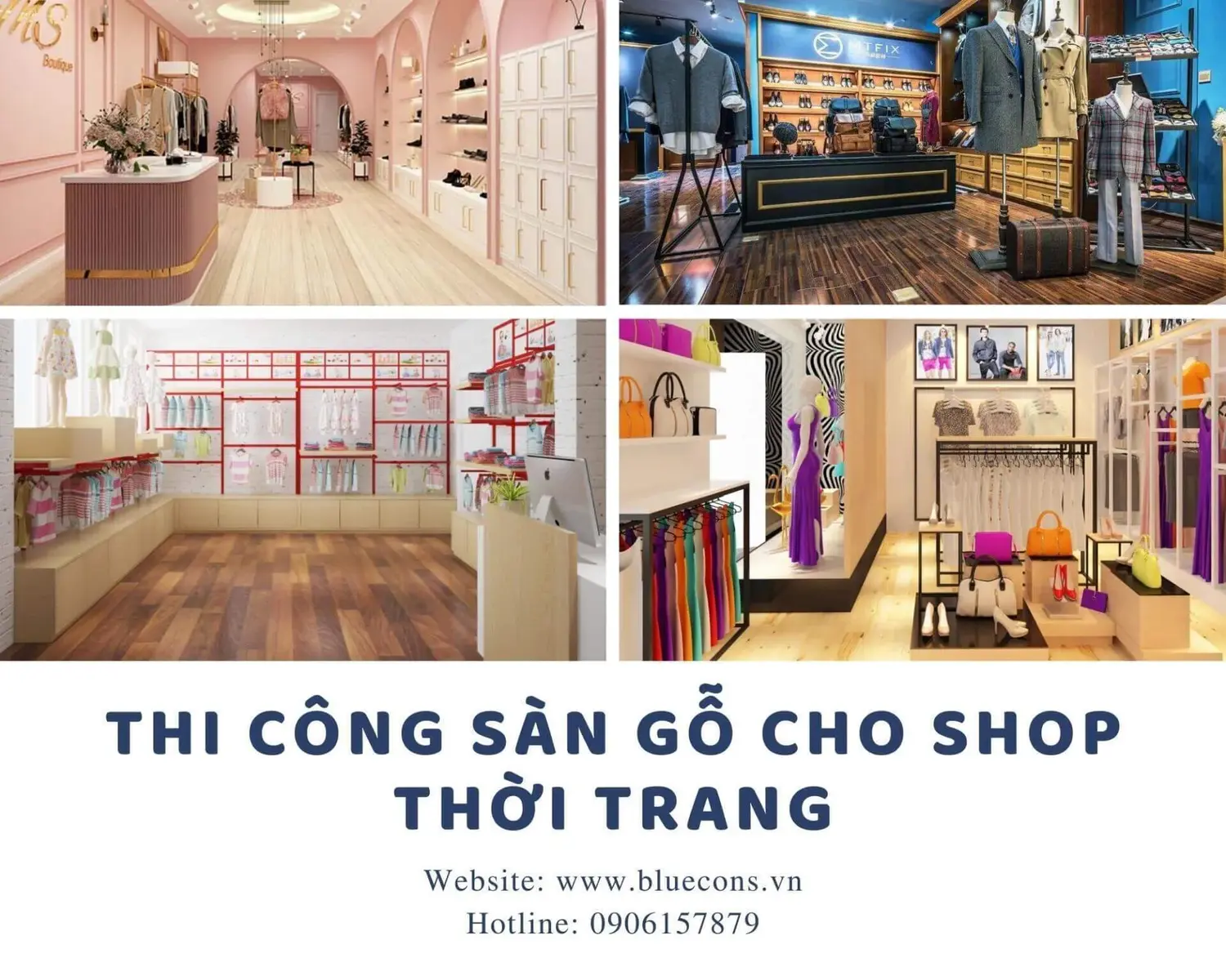 Báo giá thi công nội thất shop thời trang