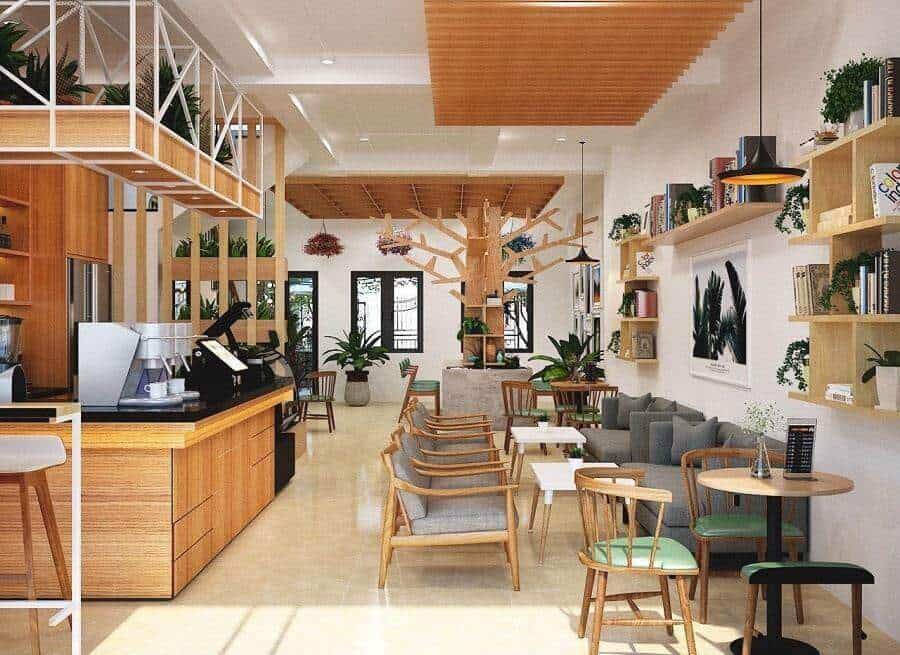 Báo giá thi công quán cafe