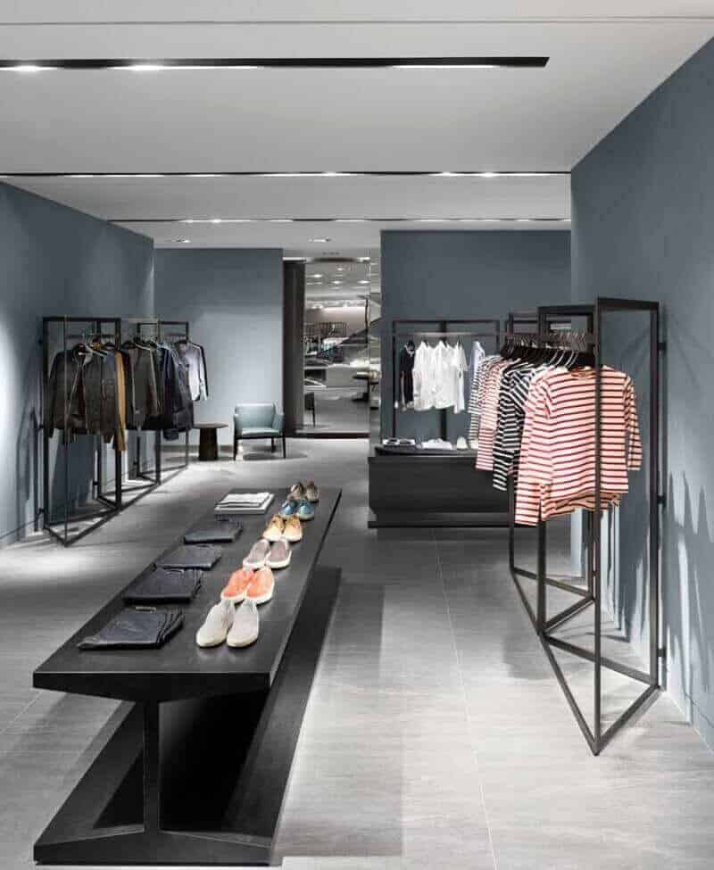 Thiết kế cửa hàng quần áo nam 01