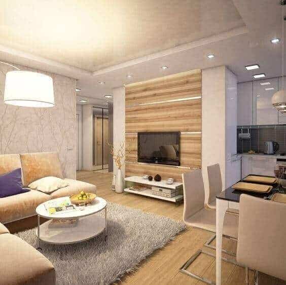 Thiết kế phòng khách chung cư mini