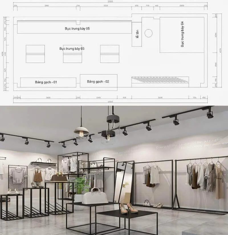 Đơn vị thi công shop thời trang quận 7 đẹp TPHCM