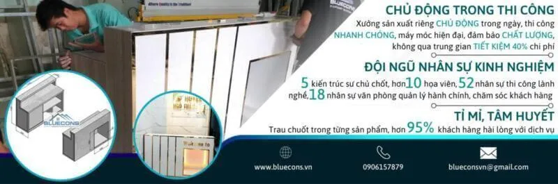 Quầy pha chế giá rẻ