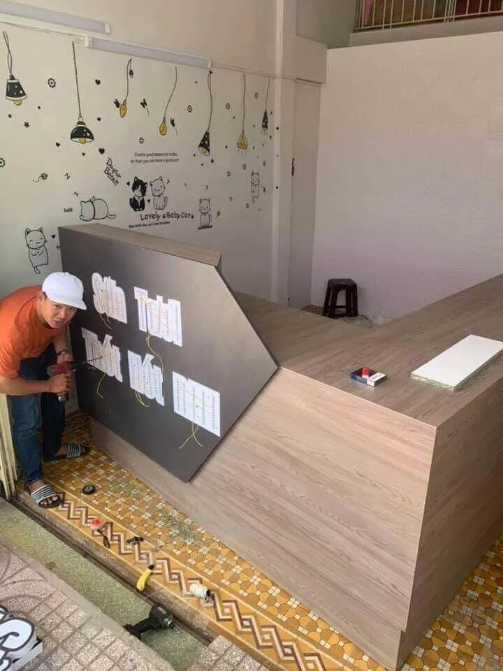 Thi công nội thất chung cư gỗ công nghiệp