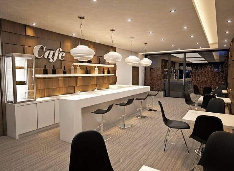 Ý tưởng thiết kế quầy cafe không gian nhỏ