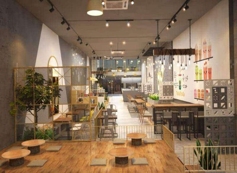 Báo giá thi công quán cafe