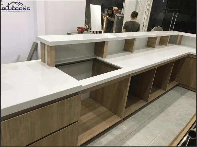 Thi công nội thất quán trà sữa 18 Báo giá thi công quán cafe