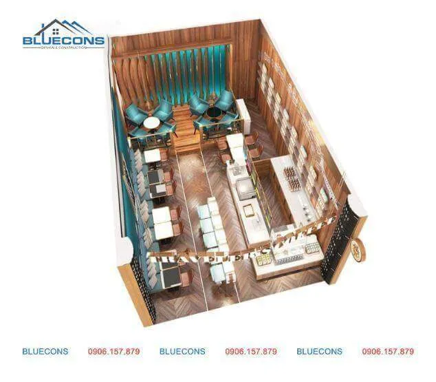 Thi công nội thất chung cư gỗ công nghiệp