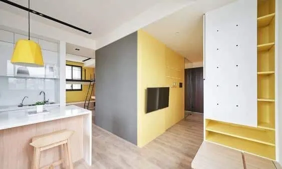 Mẫu thiết kế nội thất chung cư đẹp 50m2 5 Mẫu thiết kế nội thất chung cư đẹp 50m2