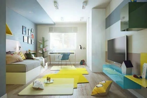 Mẫu thiết kế nội thất chung cư đẹp 50m2 4 Mẫu thiết kế nội thất chung cư đẹp 50m2