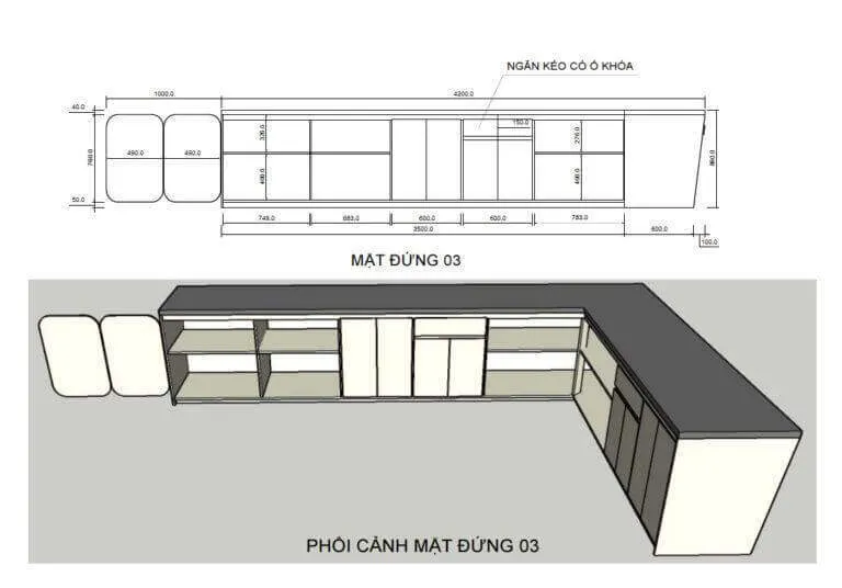 Quầy pha chế giá rẻ