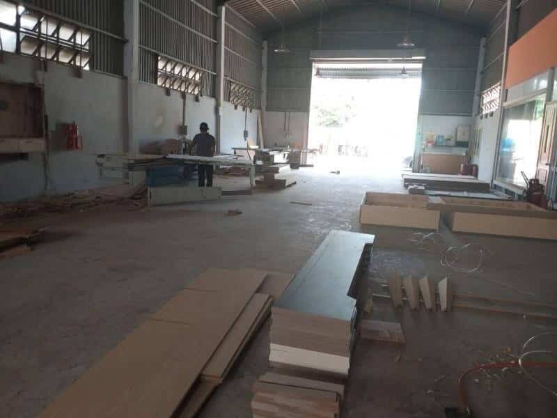 Xưởng gia công gỗ công nghiệp công ty Bluecons tại Gò Vấp