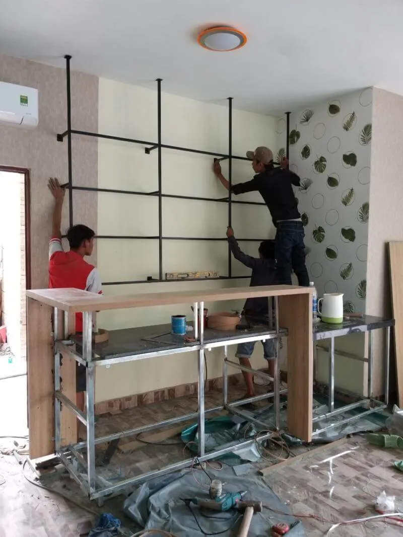 Mẫu quầy bar cafe gỗ đẹp chất lượng giá rẻ nhất 2024