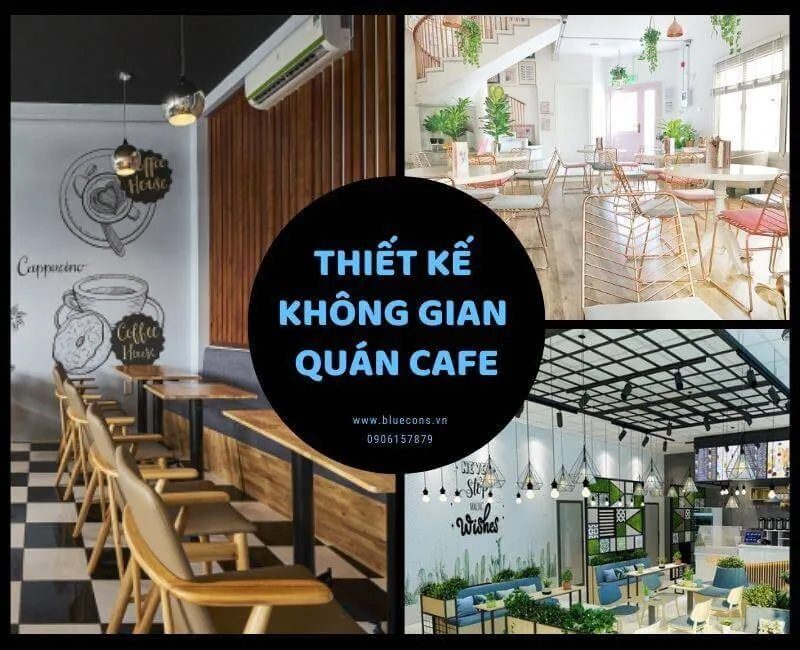 Thiết kế quán cafe đơn giản có thể phân loại không gian theo đối tượng khách hàng mục tiêu