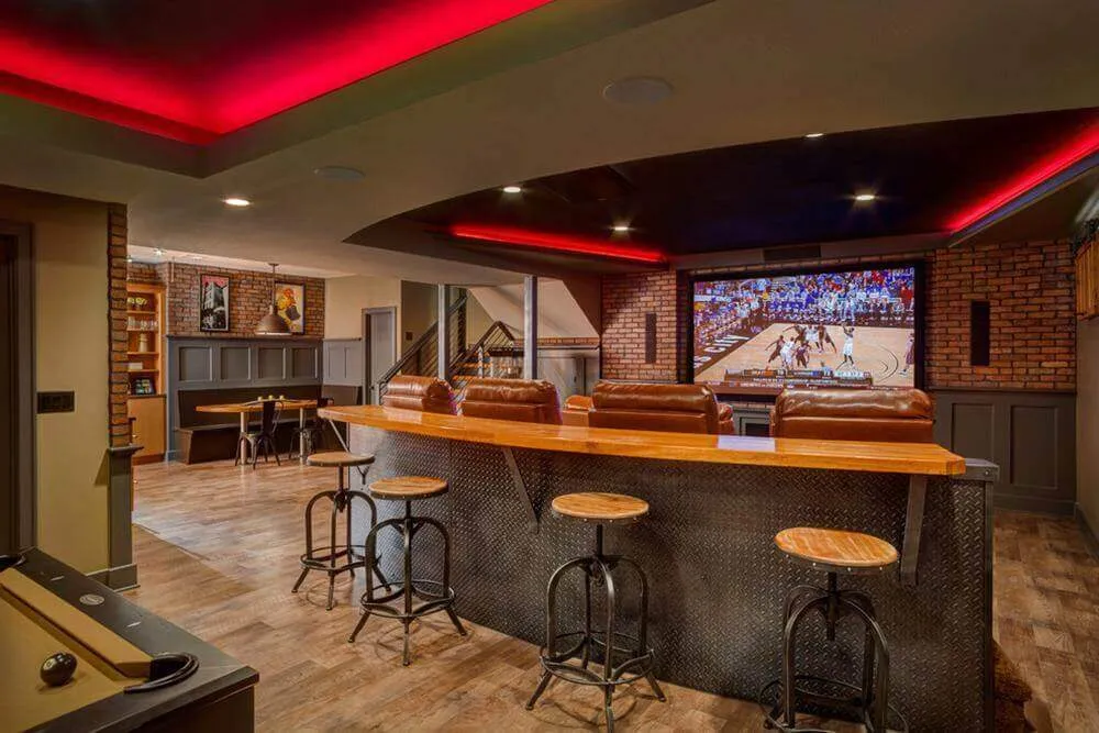 Thi công quầy bar nhà bếp