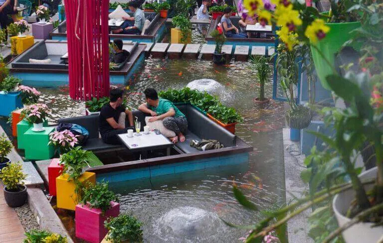 Thiết kế quán cafe phong cách vintage