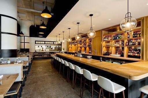 Phong cách thiết kế quầy bar nhà hàng ấn tượng