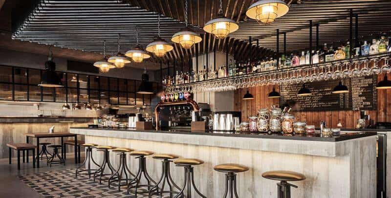Thiết kế quầy bar cafe tối giản đẹp mắt
