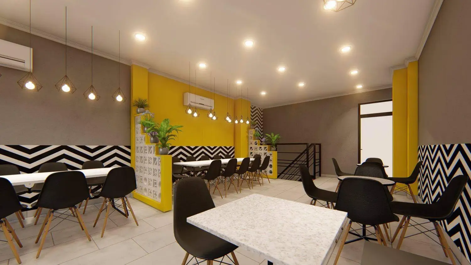 Mẫu thiết kế quán cà phê 17 Thiết kế phòng chung cư đẹp