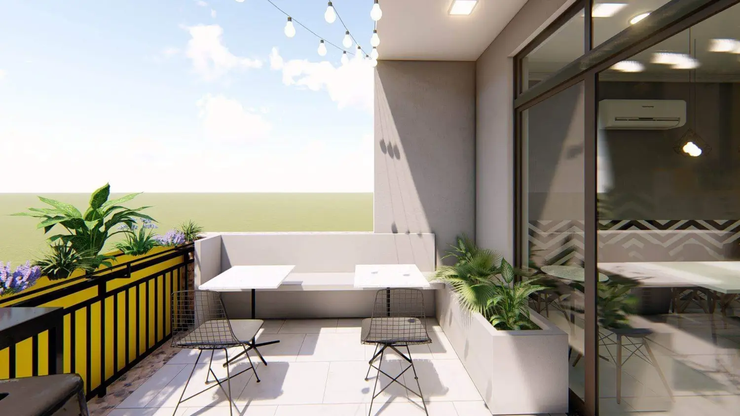 Mẫu thiết kế quán cà phê 19 Thiết kế phòng chung cư đẹp