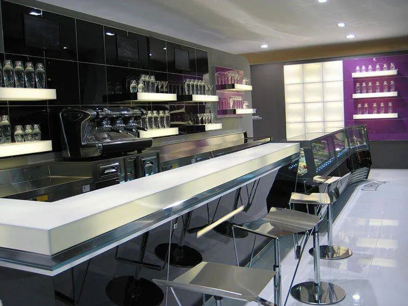 Quầy thu ngân gỗ đẹp giá thành thấp