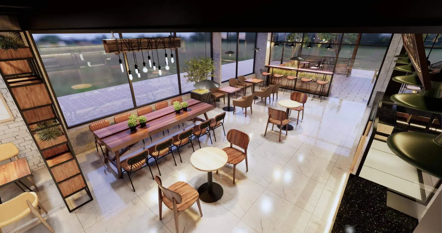 Thiết kế quán cafe phong cách vintage