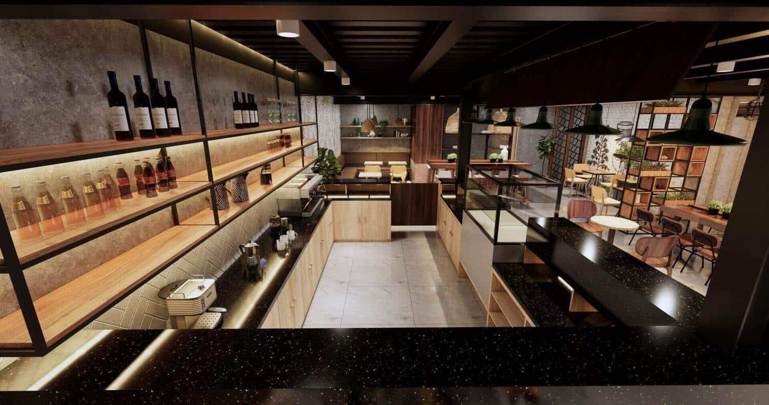 Thiết kế quán cafe phong cách vintage
