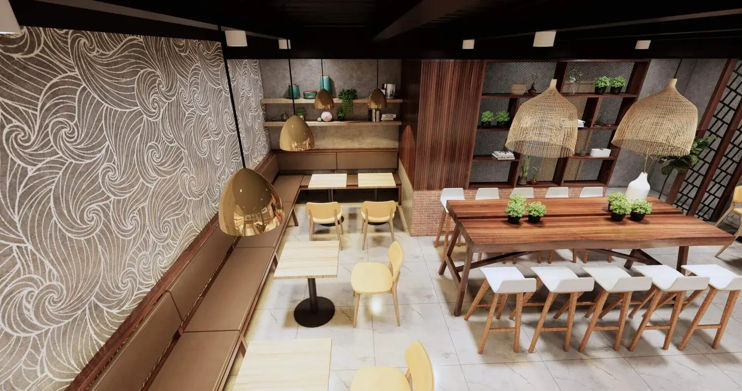 Thiết kế quán cafe phong cách vintage