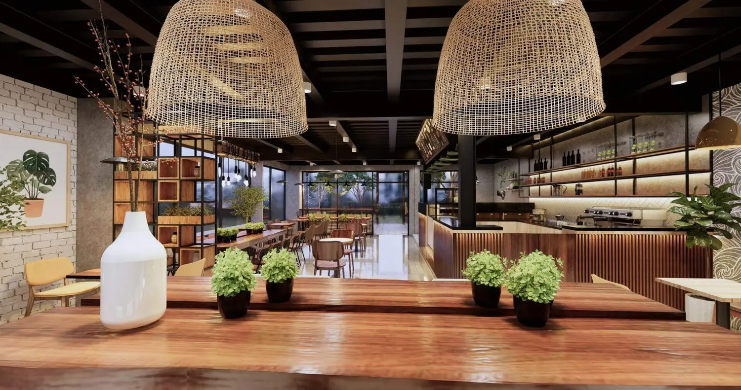 Thiết kế quán cafe phong cách vintage