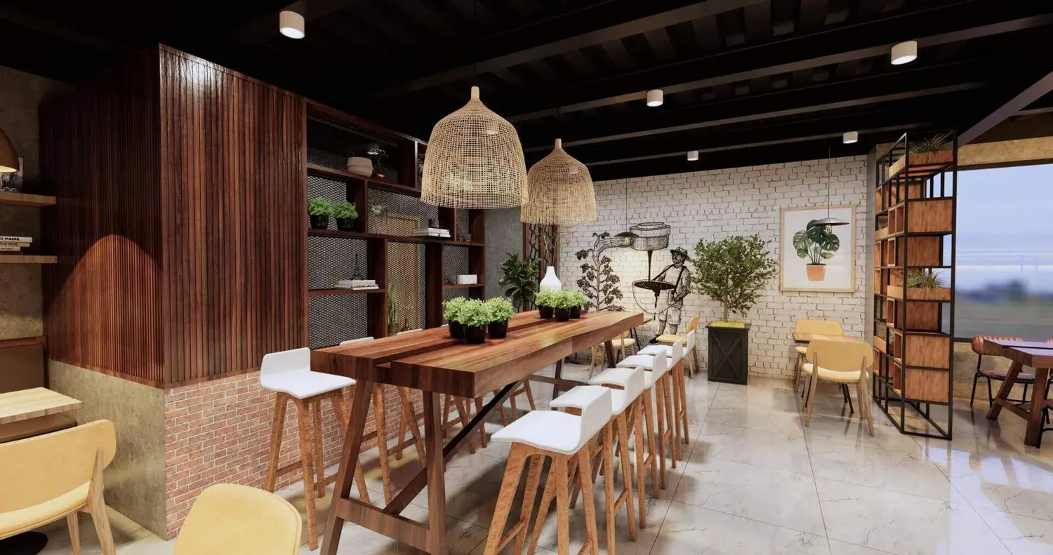 Thiết kế quán cafe phong cách vintage