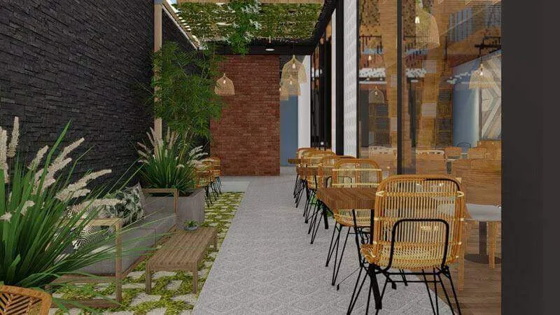 Thiết kế quán cafe phong cách vintage