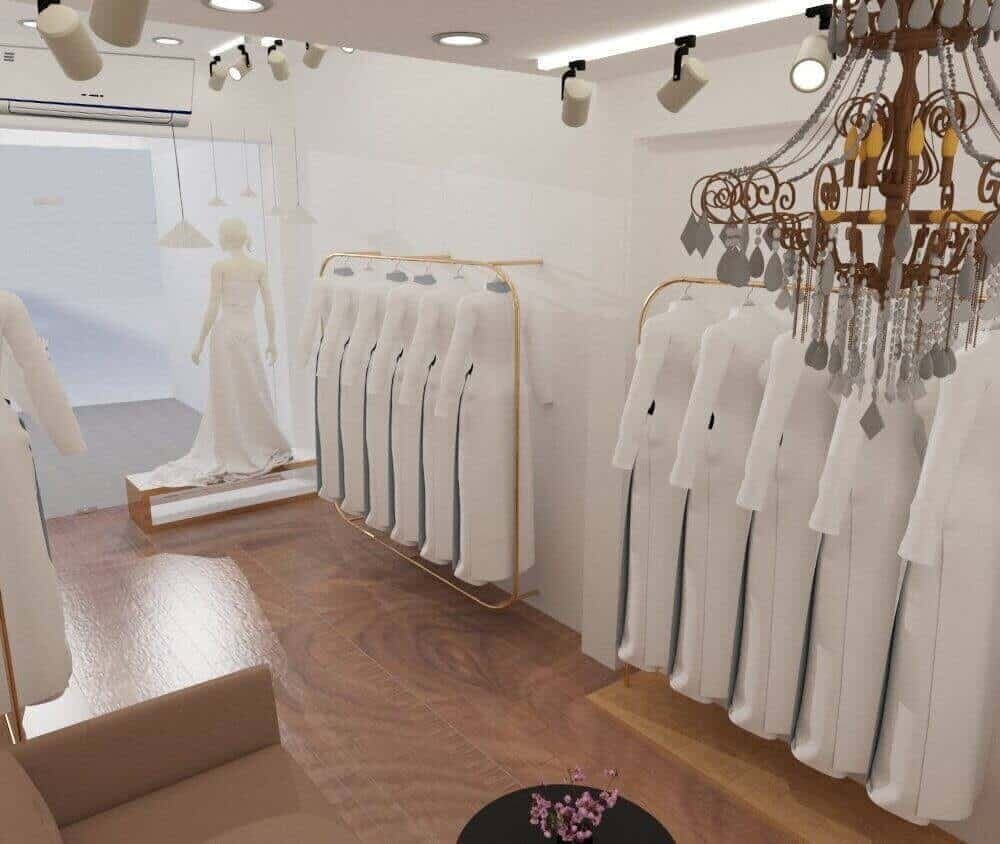 Thiết kế shop áo dài đẹp 03