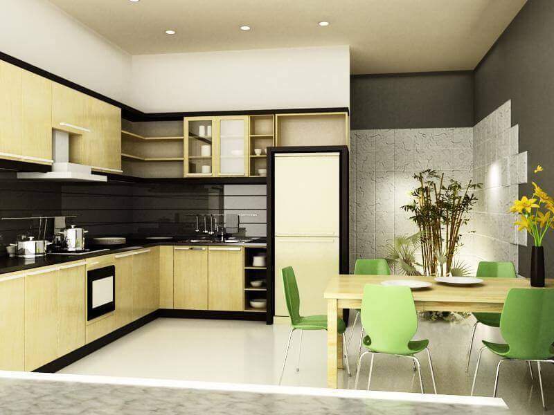Mẫu thiết kế phòng bếp hiện đại và sang trọng 04