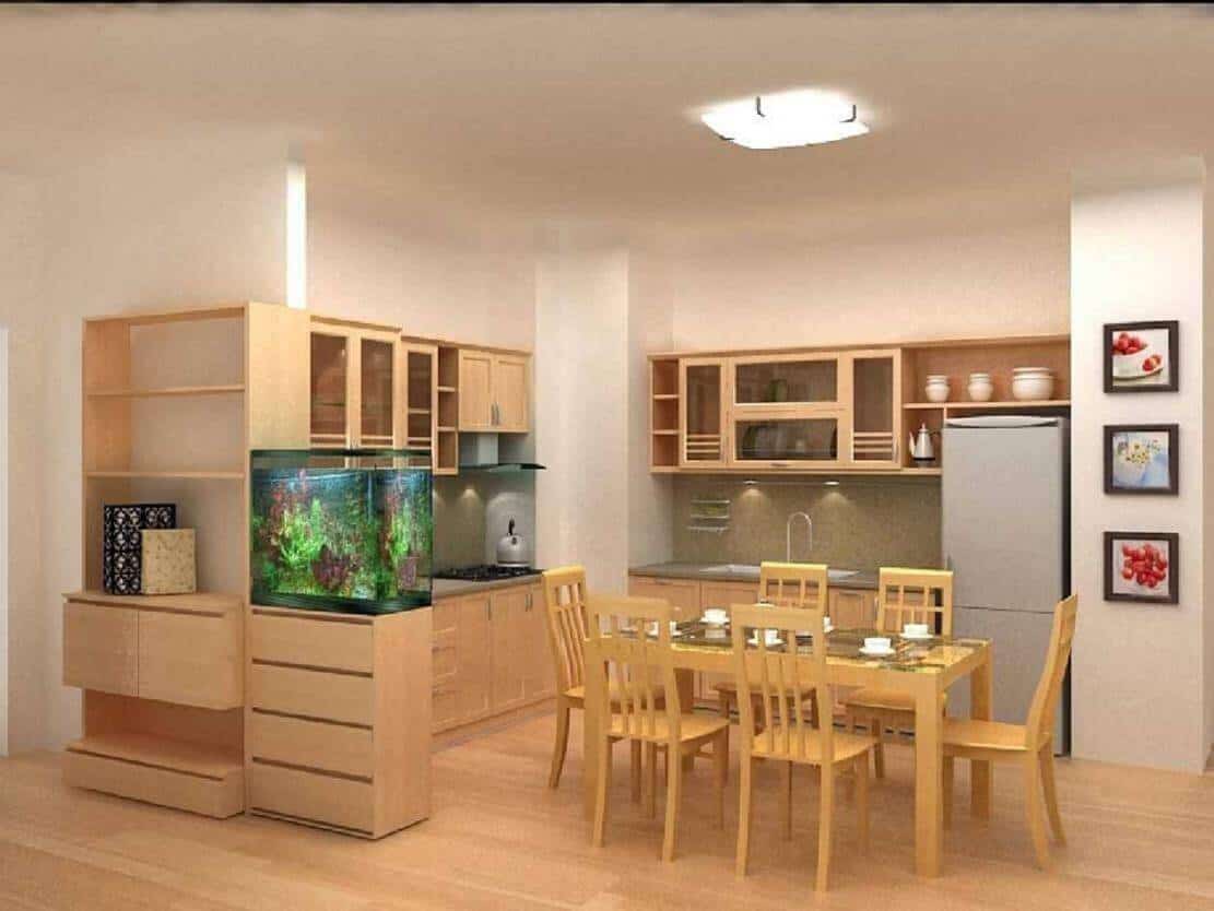 Mẫu thiết kế phòng bếp hiện đại và sang trọng 02