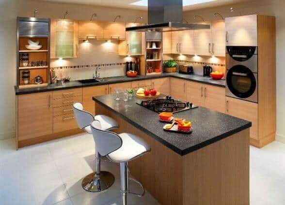 Mẫu thiết kế phòng bếp hiện đại và sang trọng 03