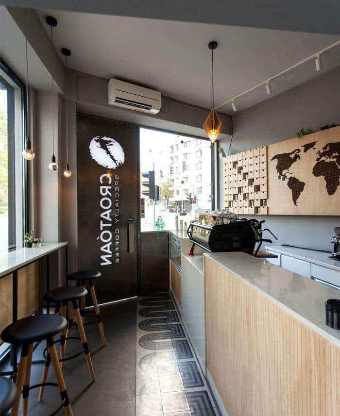 Thiết kế quán cafe nhà ống