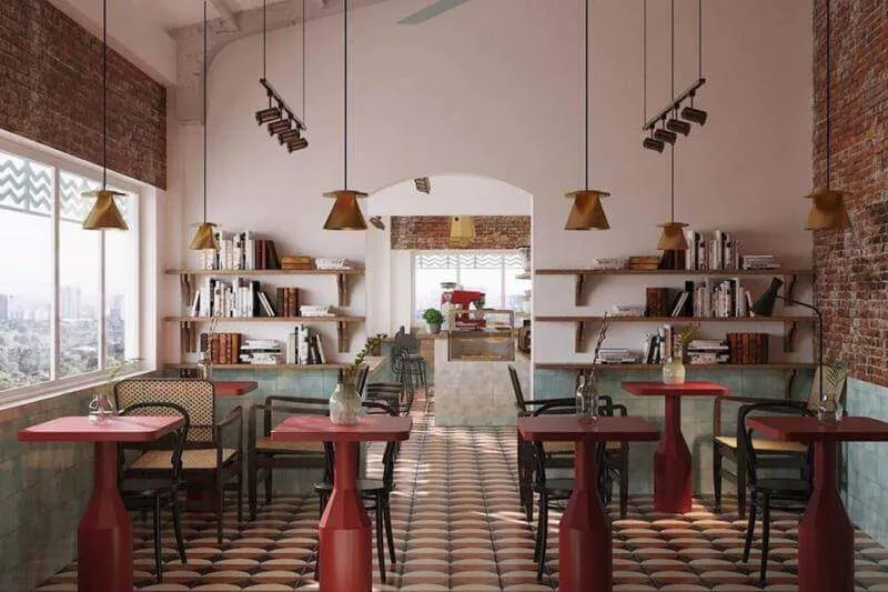 Thiết kế quán cafe phong cách vintage
