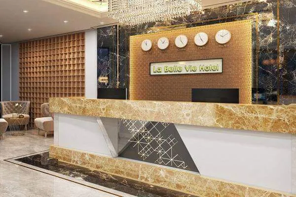Cách thiết kế quầy lễ tân 4 Thiết kế phòng chung cư đẹp