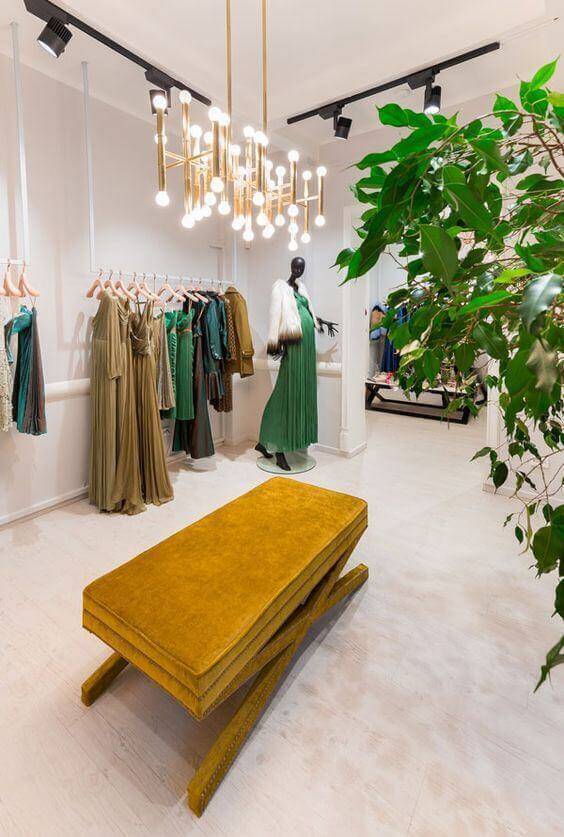 Ánh sáng thiết kế shop thời trang nữ đẹp, hút khách