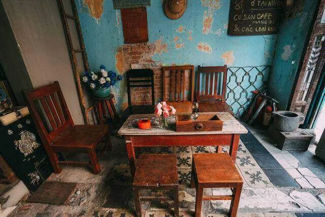 Thiết kế quán cafe phong cách vintage